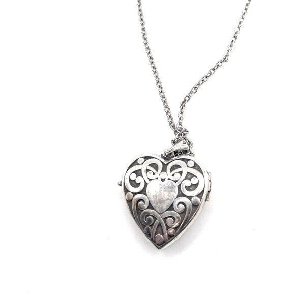 Brighton Sweet Memory Locket Heart Locket Necklace - 69720 - Picture 2 of 4